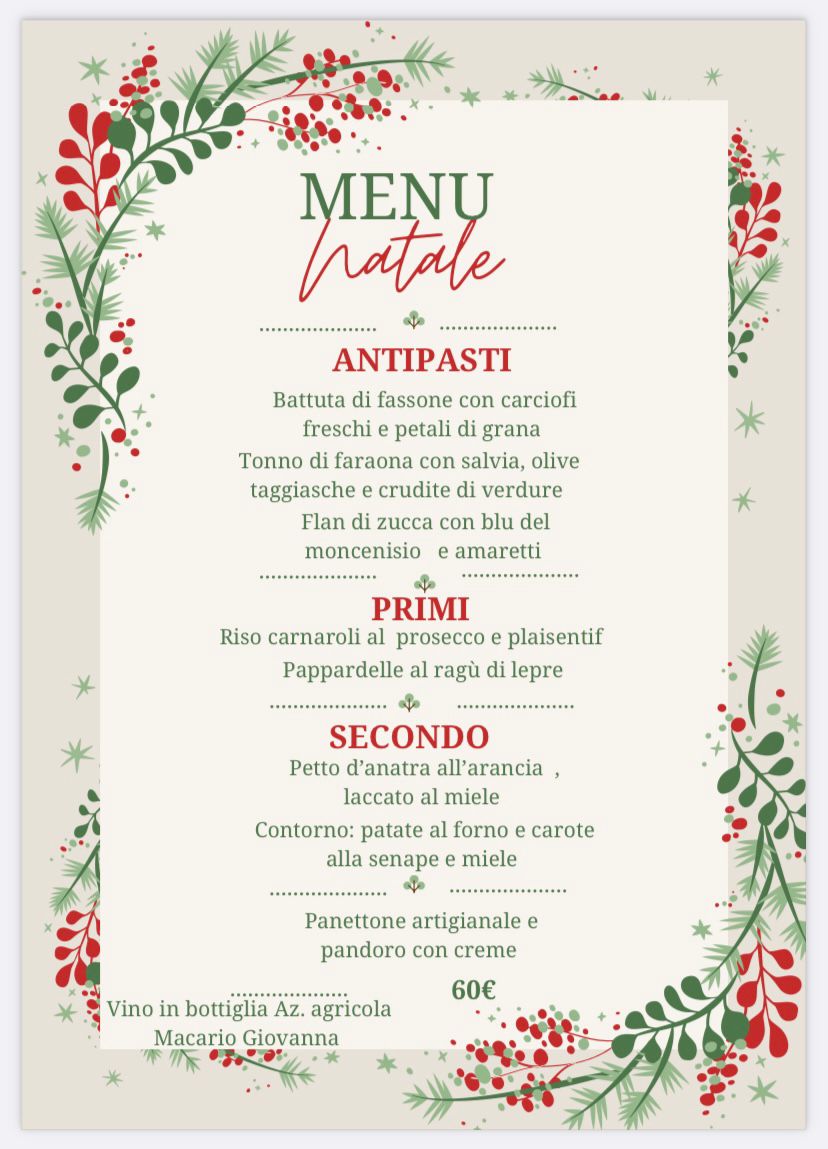 Menu Natale